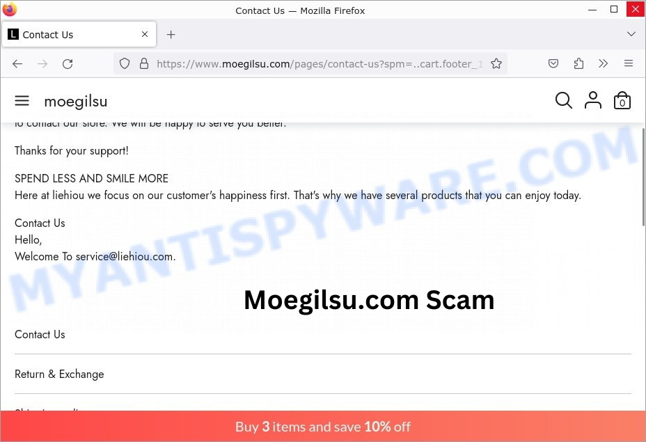 Moegilsu.com Scam